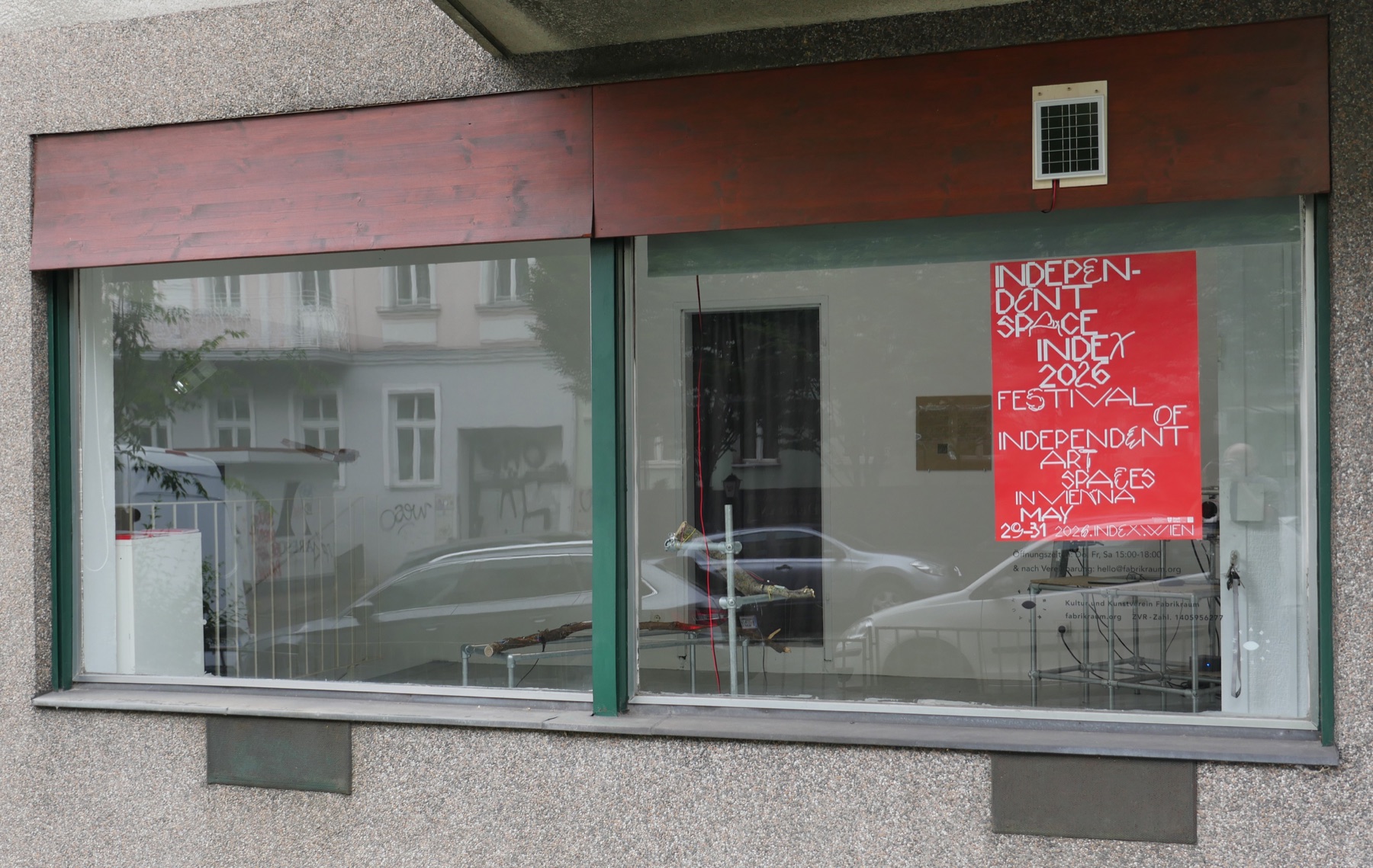 Dokumentationsfoto der Installation