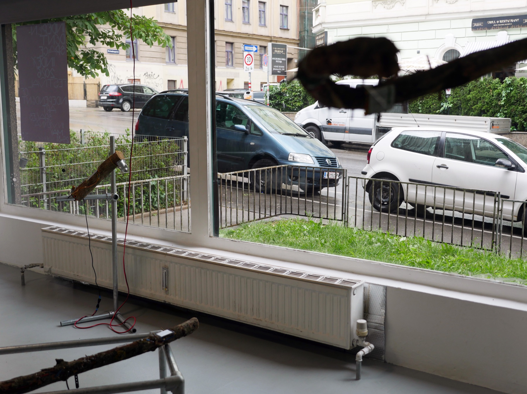 Installationsansicht im Ausstellungsraum